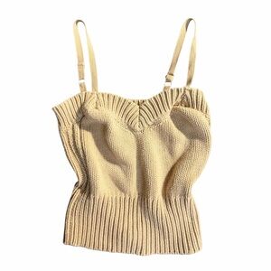 Moda International Y2K Knit Boho Cami Size Small